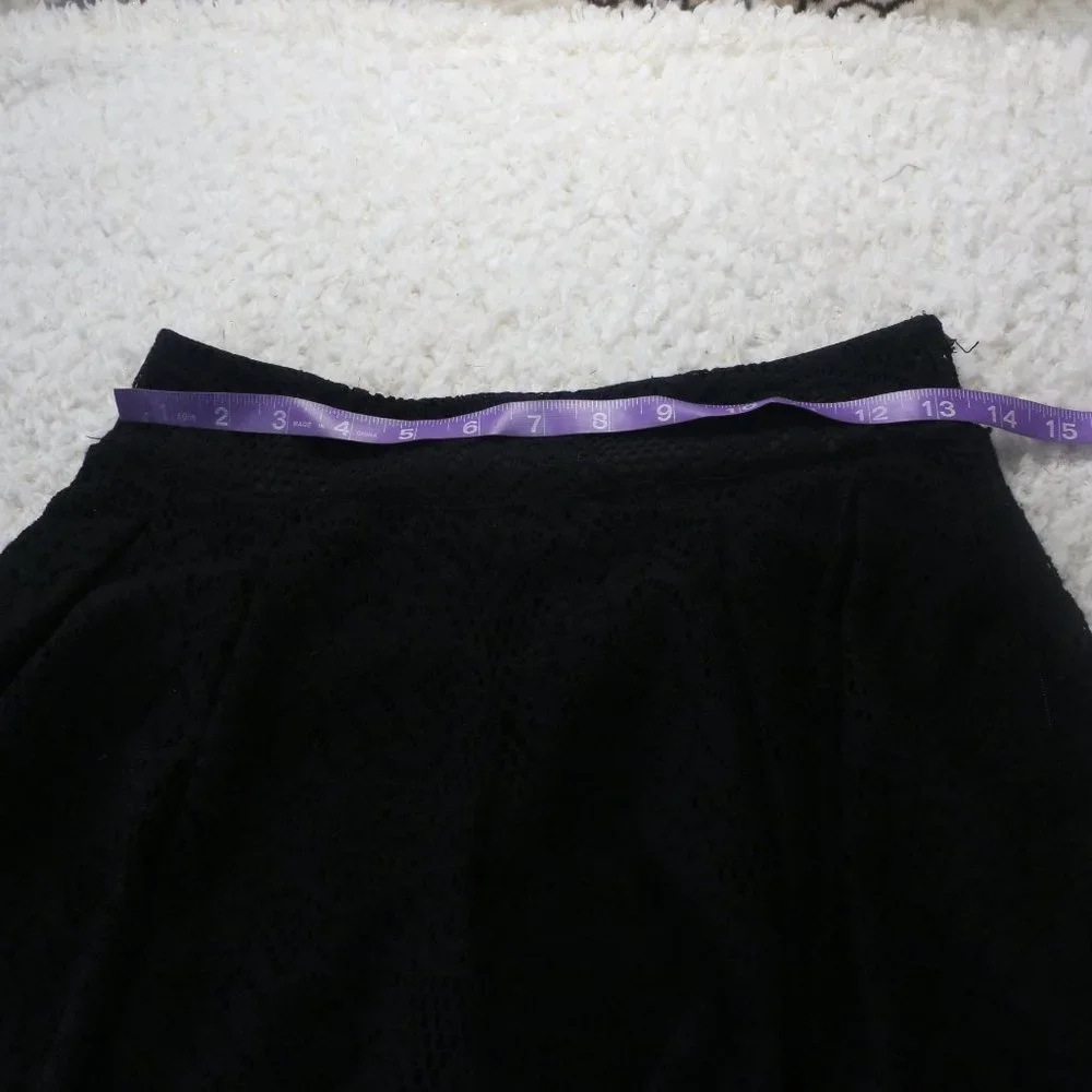 Olsenboye Lace Embroidered Layered Shorts